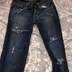 American eagle blue jeans!